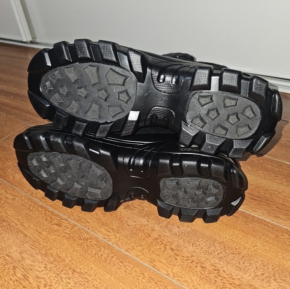 Womens Snow Boots Fur Lining Bootie Warm Ankle Booties Outdoor Thicke Size 9/9.5 - Picture 4 of 8